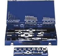 Exact 10721 - Juego de machos y terrajas (tamaño: 2,50-10,25x40-75mm, pack de 49)