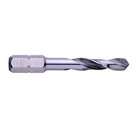 EXACT 5958 - Broca espiral (Ø 8,0 mm, mango de 1/4", HSS, DIN 3126)