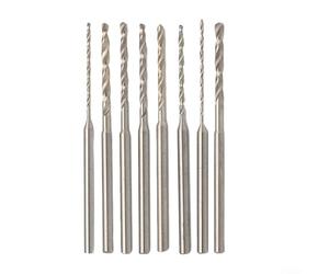 Exactness - Broca HSS de 0,8 a 2,0 mm con vástago recto de 2,35 mm para madera, plástico, goma, joyería y modelismo, brocas en espiral de diámetro pequeño para mini (1,6 mm)