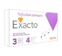 Exacto test infeccion urinaria 3 tiras - Detección rápida infecciones urinarias