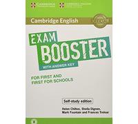 Exam Booster for First and First for Schools. Self-study Edition. Book with Answer Key and Audio.