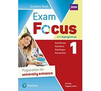 Exam Focus 1 Student's Book Print & Digital InteractiveStudent's Book - MyEnglishLab Access Code