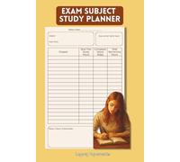 Exam Subject Study Planner: Master Every Chapter, One Day at a Time