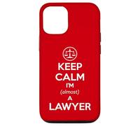 Examen de Barra para Estudiantes de Derecho - Keep Calm I'm Casi un Abogado Divertido Carcasa para iPhone 12/12 Pro