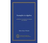 Examples in algebra: a collection of exercises to accompany any textbook