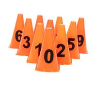 EXAOMBLE 1 Juego Conjunto de Conos de Fútbol Numerados para Entrenamiento Agilidades con para Ejercicios de y Actividades