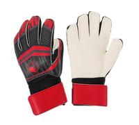 EXAOMBLE 1 Par Guantes de Fútbol para de Látex Ajustables con Protección la Muñeca Guantes Antideslizantes para Adultos y Rojo