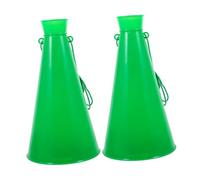 EXAOMBLE 1 Par Megáfono de Animación Portátil de Plástico para Fiestas Actividades Deportivos Juguete de para y Decorar Fiestas