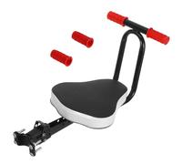 EXAOMBLE 1 Pieza Asiento para Bicicleta Infantil Plegable y Ajustable Silla Delantera para Bicicletas y Electrocarros Color Negro