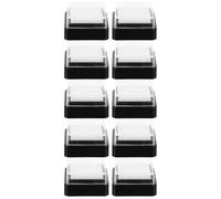 EXAOMBLE 10piezas Almohadillas De Tinta Cuadradas Diy Vacías Esponjas Absorbentes y Duraderas Para Sellos y Manualidades Rellenable Con Tintas Favoritas