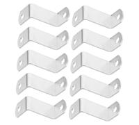 EXAOMBLE 10piezas Clips De Marco De Foto Conectores De Esquinas z para Montaje De Lienzo Sostenedores De Ángulo Recto para Protección De Obras De Arte
