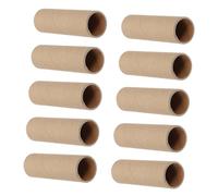 EXAOMBLE 15 Tubos Redondos De Cartón Kraft, Rollos Para Manualidades Infantiles y Bricolaje, Diámetro Interior 2,5 Cm Para Uso En Escuelas y Actividades Creativas