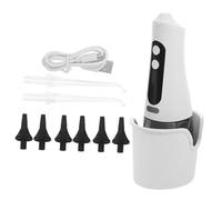 EXAOMBLE 1juego Limpiador De Oídos Eléctrico Dispositivo De Lavado De Oídos Diseño Ergonómico Herramienta De Limpieza Suave y Efectiva Para Uso Familiar y Viajes