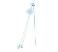 EXAOMBLE 1pieza Peony Cat Teaser Stick Juguete Interactivo para Gatos Estimula La Relación y Salud De Tu Mascota Diseño De Cinta De Peonía Ligero y Flexible