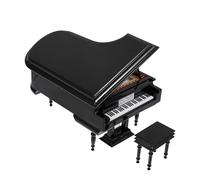 EXAOMBLE 1pieza Piano Musical Portátil De Mano Caja De Música Decoración Creativa para De Cumpleaños y Ocasiones Especiales Modelo De Piano