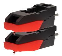 EXAOMBLE 2 Piezas de Aguja Metálica para Tocadiscos, Accesorio Resistente de Abs para Gira-discos y Tocadiscos para Vinilos, Compatible Reproductor de Vinilo