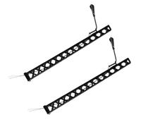EXAOMBLE 2 Piezas de Lámpara de Ferrocarril en Miniatura para Decoración de Escenas, Modelo de Luz 1/87 en Acero Inoxidable y Abs, Fácil de Colocar para Maquetas