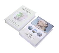 EXAOMBLE 2 Piezas de Modelos de Textos de Simulación Decorativos Modernos y Sencillos, Accesorios de Fotografía en Papel para Oficina y Hotel, Diseño Elegante y Realista Varios Estilos