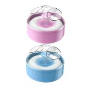 EXAOMBLE 2 Piezas Esponja de Polvo para Bebés con Caja de Almacenamiento Suave y Confiable para Cuidado Aplicación Suave y Uniforme de Polvo para Uso Infantil Incluye Estuche Compacto