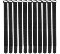EXAOMBLE 20 Correas para Extintor de Incendios Secas, 2x30 Cm, Negras, con Cierre de Gancho y Bucle, Accesorios para Equipo de Bomberos y Soporte para Vehículos, Ideales para Seguridad