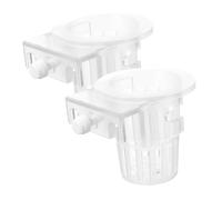 EXAOMBLE 2piezas Cesta De Siembra para Acuarios De Macetas Colgantes Hidropónicas Diseño Hueco para Ventilación y Crecimiento Saludable De Plantas Peceras y Jardines Acuáticos