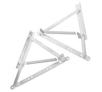EXAOMBLE 2piezas Triangular Spring Hinge para Sofa Cama Soporte Metálico para Almacenamiento Bisagra de Caja de Cama Media para Muebles de Hogar y Sofás Reclinables