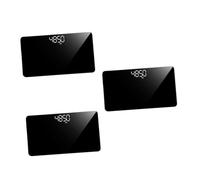EXAOMBLE 3 Piezas Báscula Digital Portátil Recargable de Peso con Superficie de Espejo Electrónica para Uso Personal Casa o