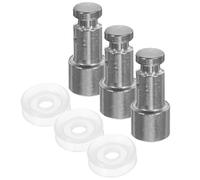 EXAOMBLE 3 Válvulas de Flotador para Eléctrica 4l/5l/6l, Repuestos de Acero Inoxidable y Caucho, Válvulas de Seguridad para Cocina, Accesorios