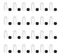 EXAOMBLE 30 Botellas de de Borosilicato Prácticas y Fáciles de Rellenar de 30 Ml para Reactivos y Muestras para y Hospital