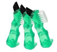 EXAOMBLE 3piezas Cepillo De Limpieza Interdental Para Dentaduras Postizas Mini Cepillo Personal De Doble Cara Herramienta Portátil Para Limpieza Bucal Casa