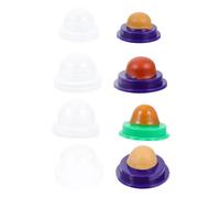 EXAOMBLE 4 Bolas de Catnip para Gatos Función Atractiva y Material Plástico, Juguetes Interactivos para Interior Que Estimulan el Lamido y Cuidado Dental