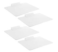 EXAOMBLE 4 Juegos de Pantallas Divisorias de Escritorio de PVC para Estudiantes con Instalación Fácil y Reducción de Ruido para Oficinas Abiertas y Aulas