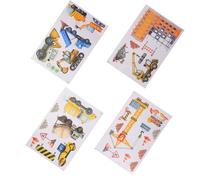 EXAOMBLE 4 Piezas Pegatina Ventana de Ingeniería para Bebés, Vinilo Adhesivo Flexible de Pvc Reflectante al Sol para Decoración de Habitaciones Infantiles y Actualizaciones Estacionales