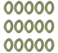 EXAOMBLE 50 Piezas de Cadenas Autoblocantes de Plástico para Collar y Decoración DIY Longitud Ajustable y Diseño Colorido para Manualidades y Bisutería