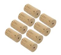 EXAOMBLE Accesorios de Corcho para Flauta 8 Piezas Corcho Natural Repuestos para Flauta Dulce y Travesera Uso en Enseñanza y Práctica Musical