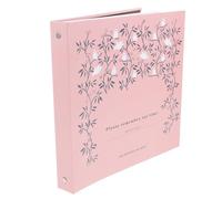 EXAOMBLE Álbum de Flores Prensadas 25 Páginas Hojas Sueltas para Scrapbooking Cuaderno para Flores Secas Álbum Decorativo Almacenamiento de Plantas y Manualidades DIY