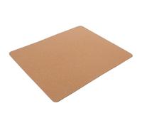 EXAOMBLE Alfombrilla de Escritorio de Corcho Color Caqui Diseño Rectangular Ergonómico para Oficina y Bibliotecas, Antienrollado y Fácil de Enrollar