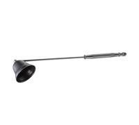 EXAOMBLE Apagavelas de Acero Inoxidable Negro Mate, Ligero y Fácil de Usar para Apagar Velas Finas Largas en Bodas y Fiestas Diseño Elegante y Pulido