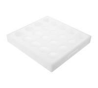 EXAOMBLE Bandeja con 20 orificios circulares para dispensar medicamentos, organizador para tablets, adecuada para cuidados crónicos domiciliarios