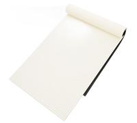 EXAOMBLE Block de Papel Cuadriculado para Matemáticas y Dibujo, 80 Hojas Tamaño A4 Textura, Adecuado para Actividades Escolares y Profesionales