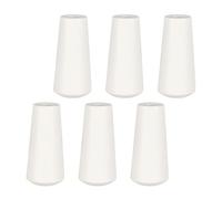 EXAOMBLE Borlas de Madera Beige Resistentes 6 Piezas para Cortinas y Persianas y Adecuadas para Cuerda de Tracción de Ventana y Ventilador de Techo