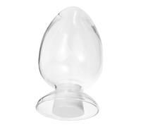 EXAOMBLE Botella de Vidrio para Fósforos con Tapa Decorativa Almacenamiento Elegante para Bodas y Decoración
