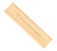 EXAOMBLE Caja De Madera Con Tapa Deslizante Para Prueba De Embarazo Estuche Elegante Para Anuncio De Recién Nacido Caja Familiar Para Guardar Recuerdos