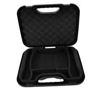 EXAOMBLE Caja de Transporte Portátil para Micrófono Condensador Organizador con Compartimentos para Accesorios y Cables Maletín de Plástico Resistente para Grabación y Estudio Diseño de