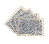 EXAOMBLE Calcomanías de Arcilla y Papel de Transferencia Esmalte para Cerámica, 4 Hojas Resistentes al Desgaste, para Proyectos Artesanales y Decoración