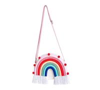 EXAOMBLE Charm De Mochila Arcoíris para Niñas Decoración Colgante para Habitación Infantil Bolsos Cruzados Bonitos y Simples para Pequeños Organización De Almacenamiento para Bolsos