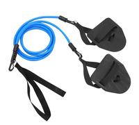 EXAOMBLE Cinturón Material Adecuado Aleación de Aluminio y TPR para Elástico Resistencia 40 LB Natación en Entrenamiento Piscinas Pequeñas Casa