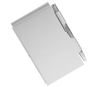 EXAOMBLE Cuaderno Metálico Compacto con Soporte para Bolígrafo Libreta Pequeña de Bolsillo Multiusos para Notas y Listas para Oficina Escuela y Hogar Diseño Práctico y Portátil Color