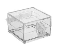 EXAOMBLE Cubierta de Botón Transparente para Computadora Diseño de Tapa Abatible, Protección Precisa de Plástico para Interruptor Electrónico en Dispositivos