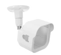EXAOMBLE Cubierta Protectora y Resistente Lluvia para Cámara de Seguridad Exterior con Soporte Ajustable de Plástico Blanco, Protección Antipolvo para Monitoreo en Hogares